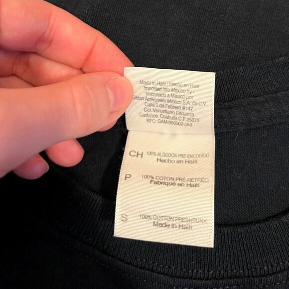 Death Before Dishonor Graphic T-Shirt Black Gildan Heavy Cotton Unisex Size S - Picture 7 of 10